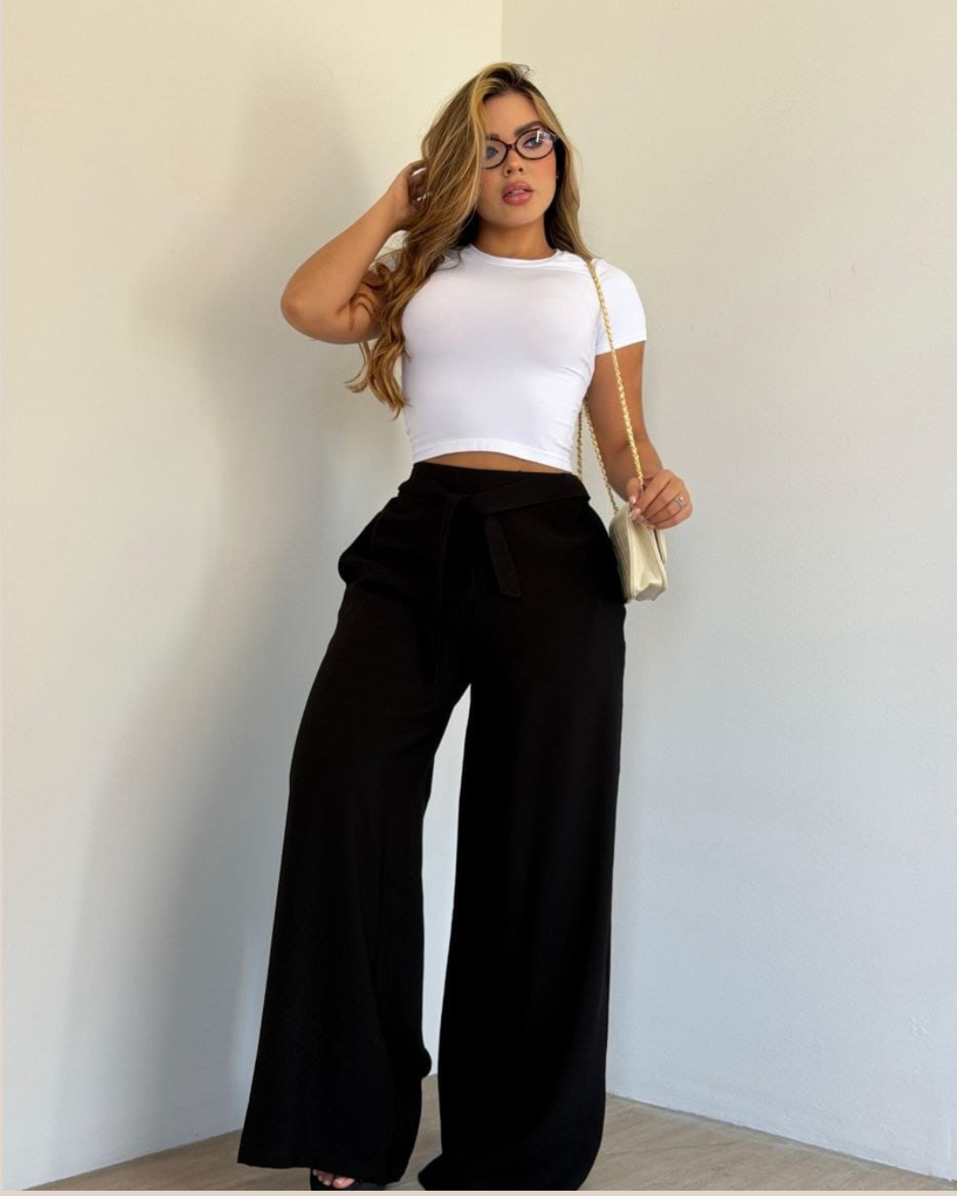 Pantalón Wide TT444 — Tela Shalis