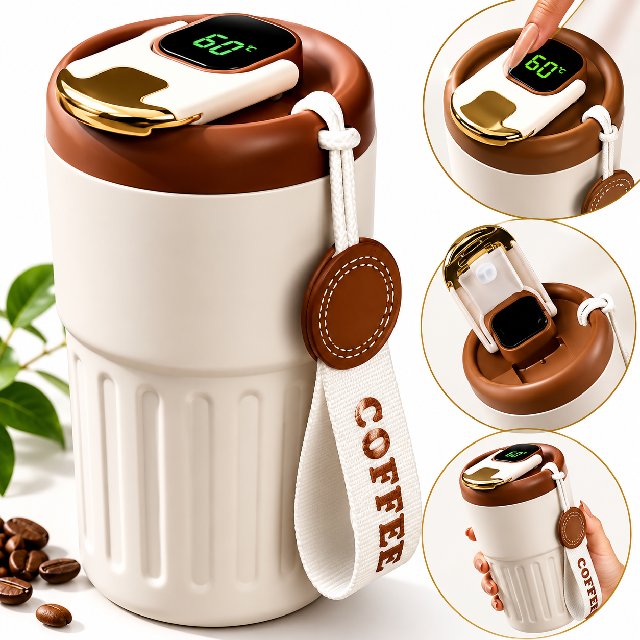 ThermoClip Smart - Termo con Sensor de Temperatura Digital