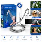 Ducha Portátil Recargable | Ahorra Agua y Limpia Donde Quieras
