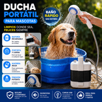 Ducha Portátil Recargable | Ahorra Agua y Limpia Donde Quieras