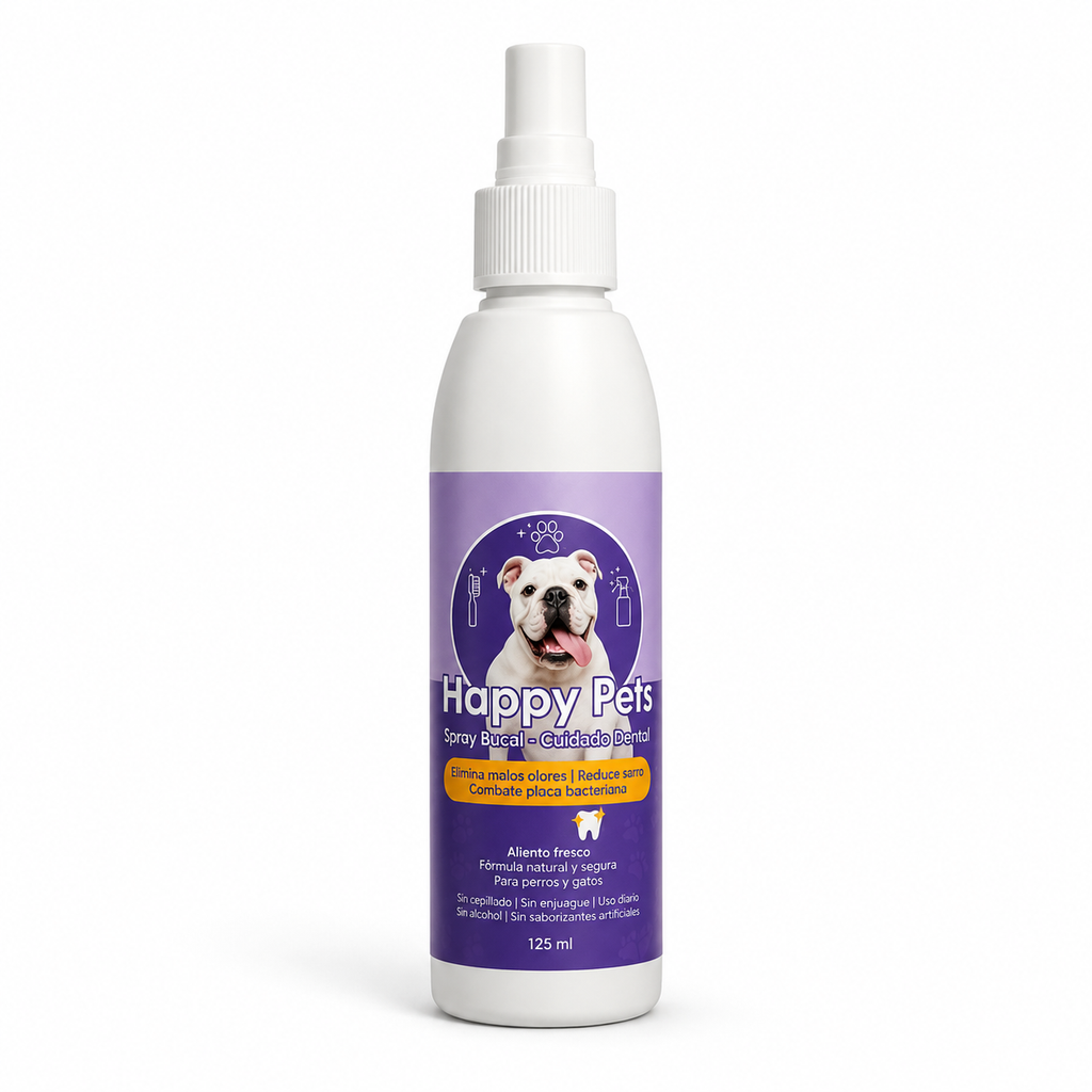 Happy Pets - Enjuague Bucal para Mascotas 120ml