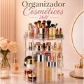 ORGANIZADOR DE MAQUILLAJE EN ACRILICO 360°