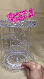 ORGANIZADOR DE MAQUILLAJE EN ACRILICO 360°